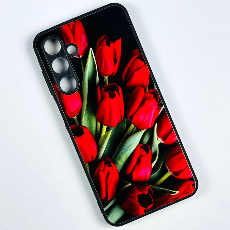 Чехол накладка Glass Case Marble and Art Desing Xiaomi Redmi 14C 4G-Redmi A4 5G-Poco C75 Арт.54091
