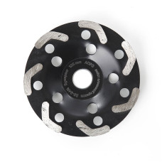 Чаша алмазна шліфувальна 125мм 22-24% Бумеранг APRO Арт.830530