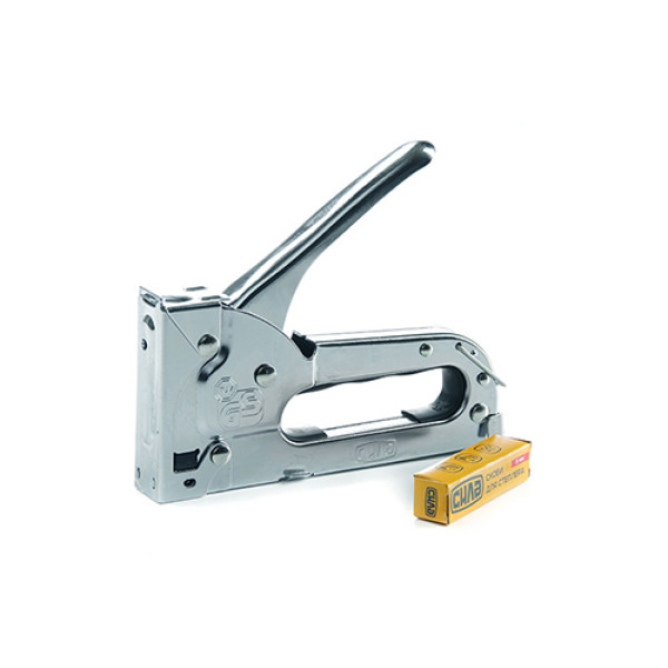 Степлер пружинний для скоби 4-8 мм сталевий корпус СИЛА Арт.680254