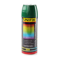 Емаль універсальна акрилова RAL 6005 Зелений 400мл UNIFIX Арт.951026