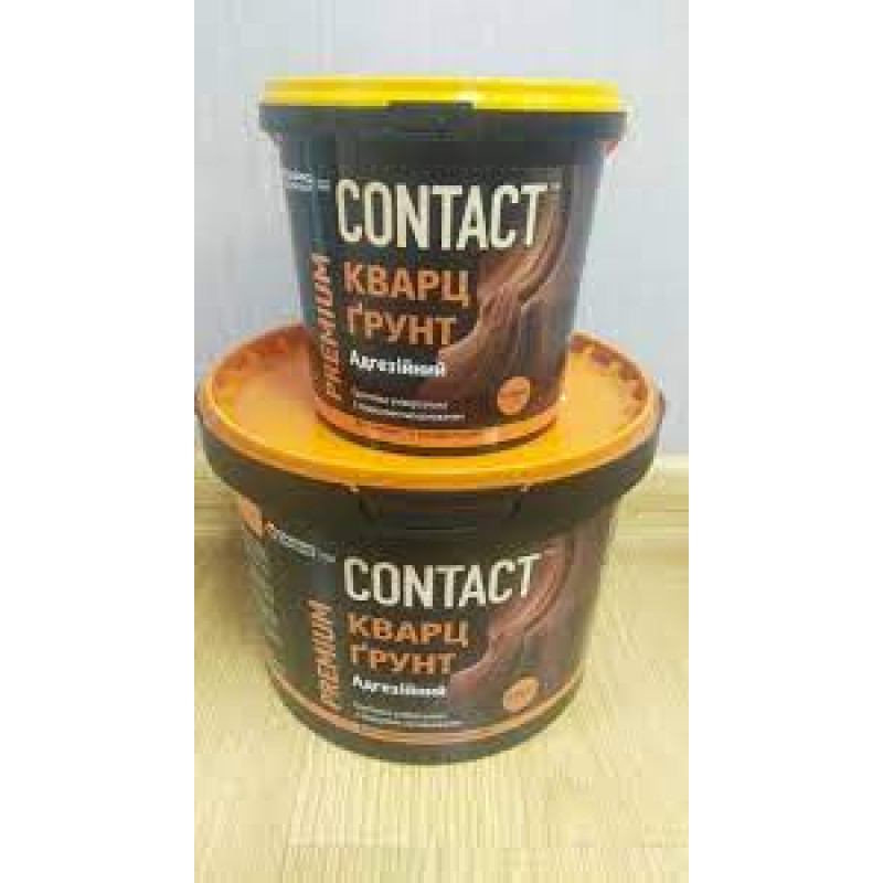Грунтовка з кварцовим наповнючем CONTACT 3,8 кг Арт.КГ-002