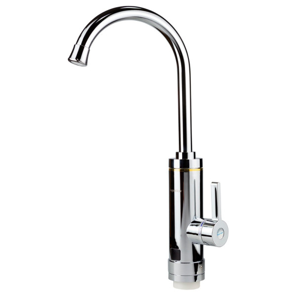 Кран-водонагрівач проточний NZ 3.0 кВт 0,4-5 бар кухні гусак вухо з диспл. Арт.584041