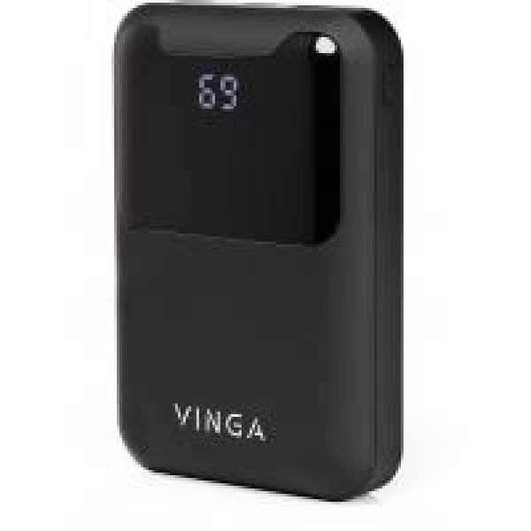 Повербанк Vinga 10000 mAh black Арт.U0359497