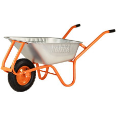 Тачка F1 100л оцинк. корито 0,8мм,рама червона, КВІТКА PRO Арт.550404