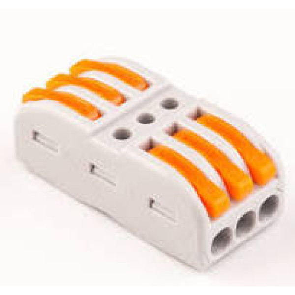 Клема з'єднувальна СМК-423 двостороння сіра Арт.04654