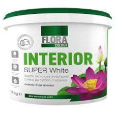 Водоемульсійна FLORA COLOUR акрилова Ультра-Бель, 4,2кг Арт.ІФ-015