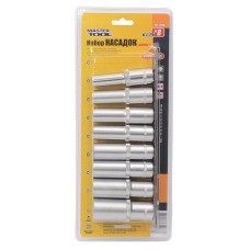 Набір довгих насадок торцевих MASTERTOOL 1/2" 8шт.Арт.78-1208
