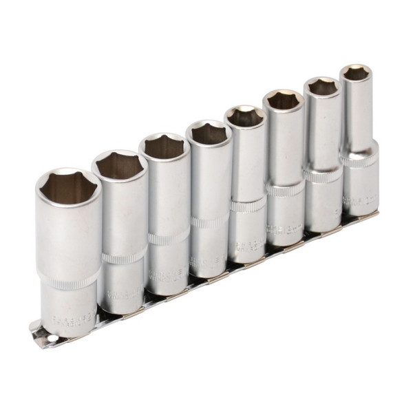 Набір довгих насадок торцевих MASTERTOOL 1/2" 8шт.Арт.78-1208