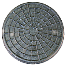 Люк-кришка колодязя Garden полімерпіщана d315 чорна Арт.284378