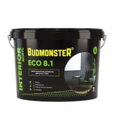 Фарба інтер'єрна акрилова для стін і стель ECO 8.1  7кг Арт.005730