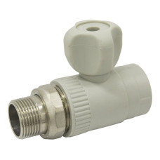 ППР Кран радиаторный прямой ф20 с уплотнителем Арт,31804