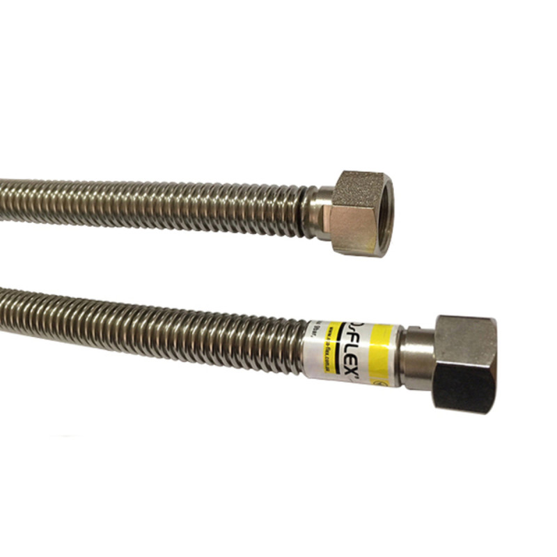 Шланг з гофр. нерж. ВВ 3/4х3/4" 0.8м Газ/Стандарт,Ecoflex Арт.03108
