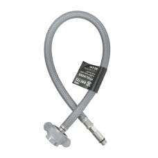 Подвод гибкий для воды М10х1/2, 0,6м.длинная игла Арт.83749