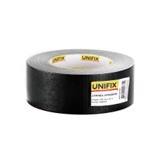Стрічка клейка армована чорна 50мм 50м UNIFIX Арт.ARM-5050B