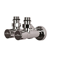 Кран вентельний кутовий з американкою SOLOMON 1/2 (комп.2шт) Арт.7777