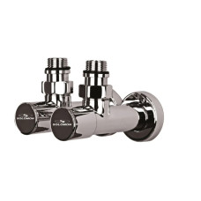 Кран вентельний кутовий з американкою SOLOMON 1/2 (комп.2шт) Арт.7777