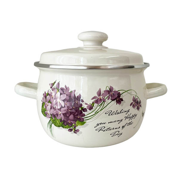 Каструля емальована 3.5л 1913/2 Віола Арт.48648