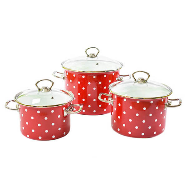 Набор эмалирований 1500 Красная полька Арт.40034