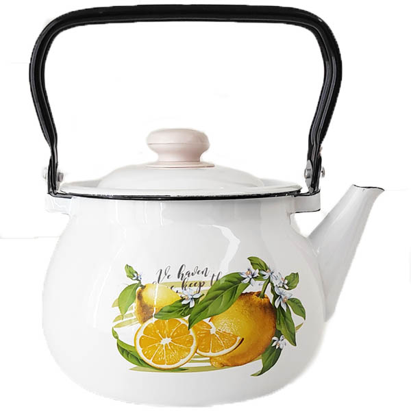 Чайник емальований 2.5л 2710/2 Лимон Арт.38073