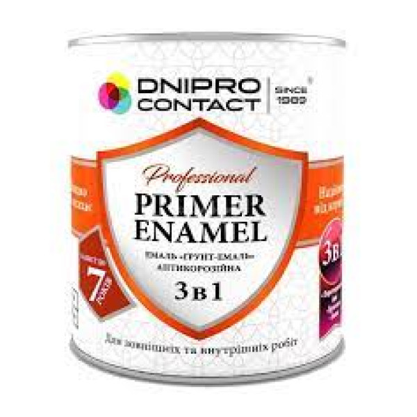 Грунт-емаль 3в1 біла 2,5кг ПромФарба Арт.85169