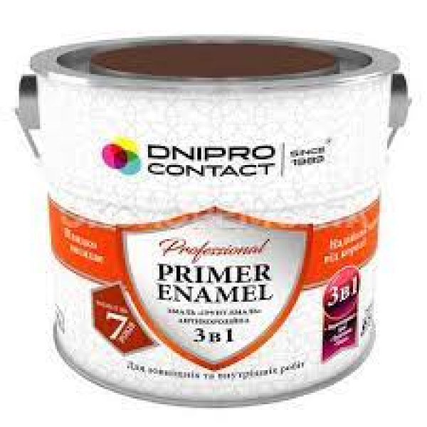 Фарба-грунт 3в1 графіт 2,8кг Дніпро контакт Арт.ГЕ-006