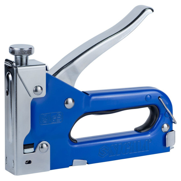 Степлер будівельний для скоб 4-14мм CHROME polax Арт.24-006