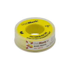 Фум стрічка 10м12х0,1мм Газ Polmark Арт.54338