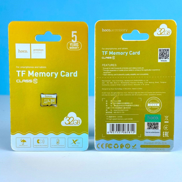Карта пам'яті MicroSD Hoco 32GB Class10 Арт.13525