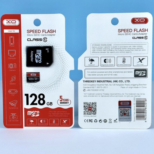 Карта пам'яті XO High level 128Gb10 Арт.31138