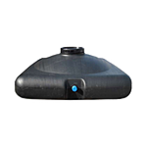 Бак для душу плоский пластик з лійкою 150л Арт.481286