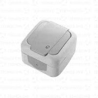 Розетка 1-на з з/к зовнішня Viko сіра Арт.005527