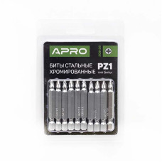 Біта РZ1*50мм хром (10шт/уп) APRO Арт.309138