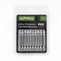 Біта РH2*50мм хром (10шт/уп) APRO Арт.309135