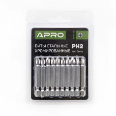 Біта РH2*50мм хром (10шт/уп) APRO Арт.309135