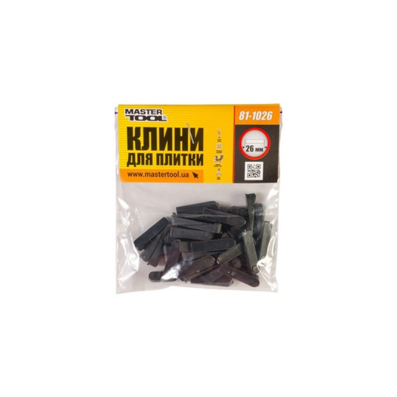Клини для плитки MasterTool 40мм Арт.81-1044
