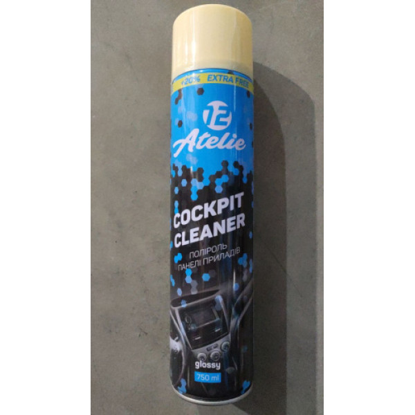 Поліроль приборної панелі глянцева Ваніль 750мл 12 Atelie Арт.951922