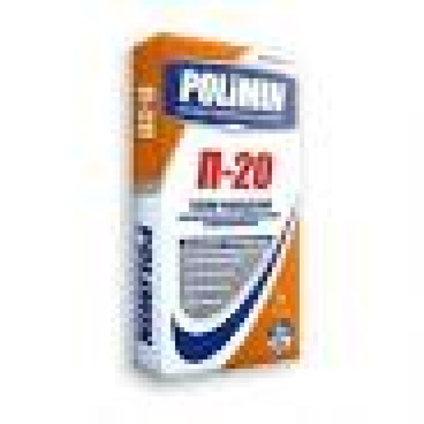 Суміш П20 Полімін для приклеювання та армування ППС та МВ 25кг(54шт) Арт.12200202