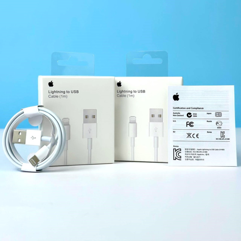 Data Cable Apple Lightning 1m Premium quality Original Series 1:1 Арт.24514