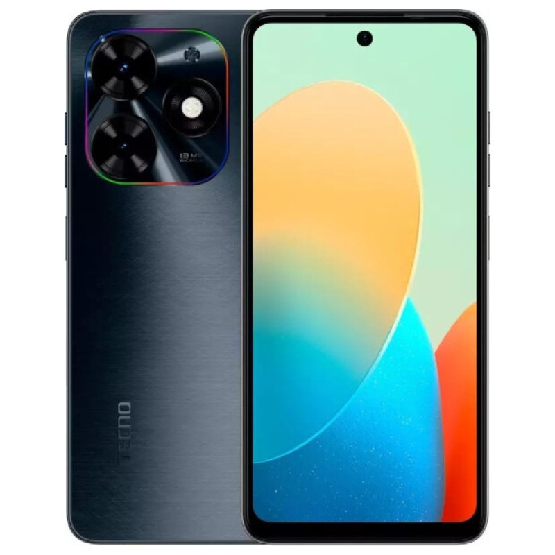 Смартфон TECNO Spark Go 2024 (BG6) 4/64ГБ Gravity Black Арт.1026760
