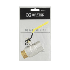 Кран Кульовий Raftec PN40 ЗВ 3/4" Ручка GRH21YELLOW Арт.53741