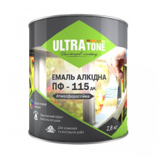 Фарба алкідна ПФ-115 2,8кг яскраво блакитна ULTRA Tone Арт.ПУ-044