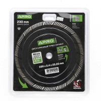 Диск відрізний по бетону 230х2,8Турбо (APRО) Арт.830034