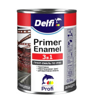 Фарба-грунт 3в1 графіт 0,9кг Delfi Арт.003029