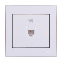 Розетка ПК LEZARD LESYA/Viko белый 705-0202-139 Арт.015116