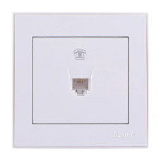 Розетка ПК LEZARD LESYA/Viko белый 705-0202-139 Арт.015116