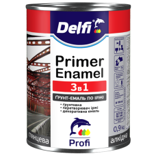Фарба-грунт 3в1 графіт 2,8кг Delfi Арт.002856