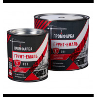 Грунт емаль 3в1 шоколадна 2,5кг ПромФарба Арт.85177