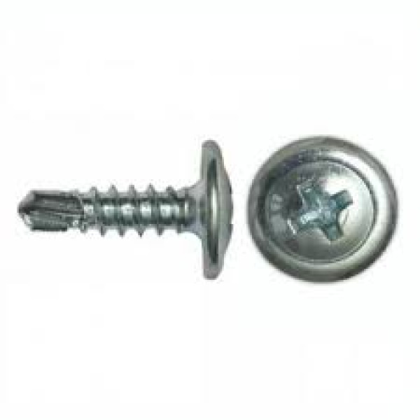 Саморіз блістер 4,2х19 з пресшайбою свердло 100шт Арт.0109084003