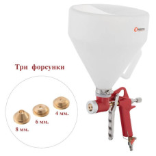 Пистолет для штукатурки пневматический, 4-8 мм 7000мл FORTE Арт.HG-4685