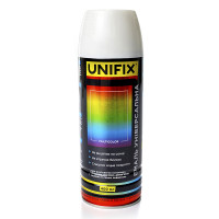 Эмаль универсальная акриловая RAL9003 белый мат 400мл UNIFIX Арт.951041